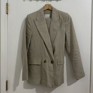 Mango linen suit set